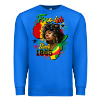 True Royal free ish since 1865 Premium Sweatshirt - HRA Design Shop