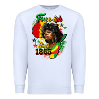 White free ish since 1865 Premium Sweatshirt - HRA Design Shop