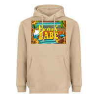 Mushroom beach babe skinny metal can holder Heavyweight Hoodie - HRA Design Shop