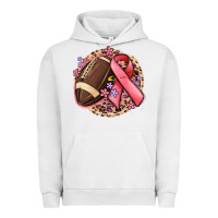 Pigment Lunar Rock breast cancer ribbon and american football Urban Hoodie - MaliasSmallBusiness