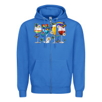 True Royal pride lgbtq wine cups and glasses Zipper Hoodie - texasbilliewilder