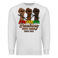 Oatmeal Heather breaking every chain since 1865 Premium Sweatshirt - HRA Design Shop