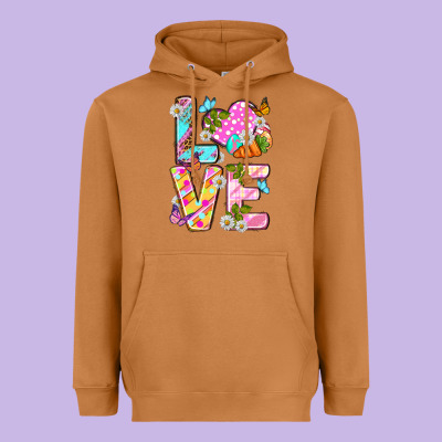 Love Easter Heavyweight Hoodie Designed By Neo Western
