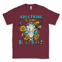 Burgundy adulthing is some bullshit with sanflowers and gamstone  tbw Classic Tee - texasbilliewilder