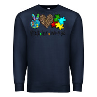 Navy accept love understand Premium Sweatshirt - CowhideDigitalArt