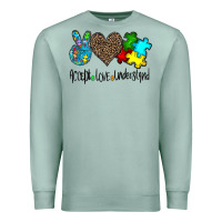 Seafoam accept love understand Premium Sweatshirt - CowhideDigitalArt