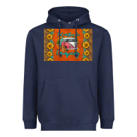 Navy i'd rather be camping skinny metal can holder Heavyweight Hoodie - HRA Design Shop