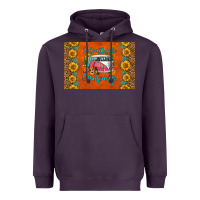 Plum i'd rather be camping skinny metal can holder Heavyweight Hoodie - HRA Design Shop