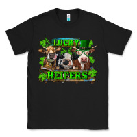 Black St Patricks Day Lucky Heifers Classic Tee - RanaPortraitStore