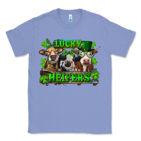 Colony Blue St Patricks Day Lucky Heifers Classic Tee - RanaPortraitStore
