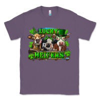 Lavender St Patricks Day Lucky Heifers Classic Tee - RanaPortraitStore