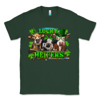 Sports Green St Patricks Day Lucky Heifers Classic Tee - RanaPortraitStore