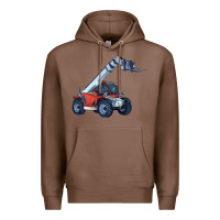 Chestnut Telehandler Premium Hoodie - LillyAllenDesigns