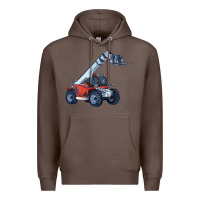 Coffee Telehandler Premium Hoodie - LillyAllenDesigns