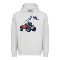 Dove Grey Telehandler Premium Hoodie - LillyAllenDesigns