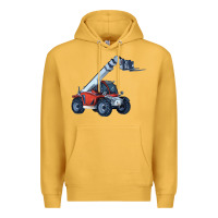 Mustard Telehandler Premium Hoodie - LillyAllenDesigns