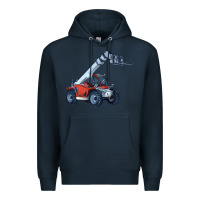 Navy Telehandler Premium Hoodie - LillyAllenDesigns