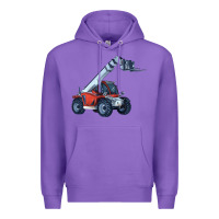 Purple Telehandler Premium Hoodie - LillyAllenDesigns