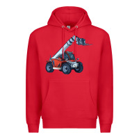 Red Telehandler Premium Hoodie - LillyAllenDesigns