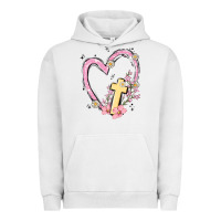 Pigment Lunar Rock heart cross Urban Hoodie - MaliasSmallBusiness