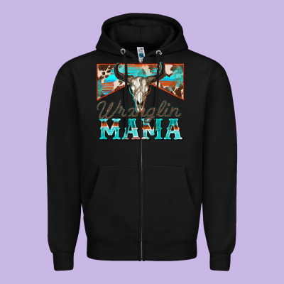 Zipper Hoodie wranglin mama