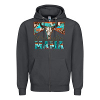 Smoke wranglin mama Zipper Hoodie - Zillion Design Studio