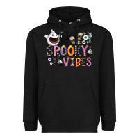 Black spooky vibes Heavyweight Hoodie - CowhideDigitalArt