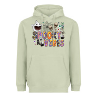 Matcha spooky vibes Heavyweight Hoodie - CowhideDigitalArt