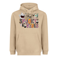Mushroom spooky vibes Heavyweight Hoodie - CowhideDigitalArt