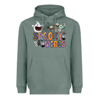 Sage spooky vibes Heavyweight Hoodie - CowhideDigitalArt