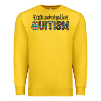 Lemon accept. understand love autism Premium Sweatshirt - CowhideDigitalArt