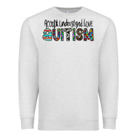 Oatmeal Heather accept. understand love autism Premium Sweatshirt - CowhideDigitalArt