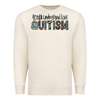 Sandshell accept. understand love autism Premium Sweatshirt - CowhideDigitalArt