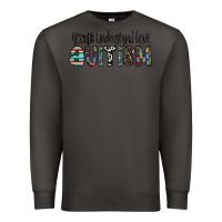 Smoke accept. understand love autism Premium Sweatshirt - CowhideDigitalArt