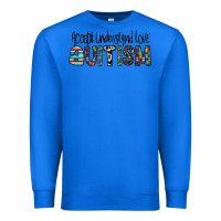 True Royal accept. understand love autism Premium Sweatshirt - CowhideDigitalArt