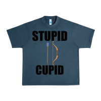 Midnight Navy Stupid Cupid Urban Heavy Tee - Bettercallsaul