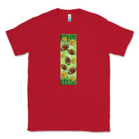 Red american football with lightning bolt  pen wrap Classic Tee - BundleAndBundleShop