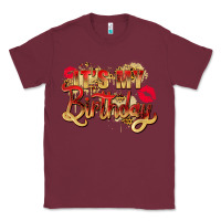 Burgundy it's my birthday Classic Tee - Zillion Design Studio