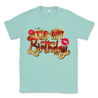 Seafoam it's my birthday Classic Tee - Zillion Design Studio