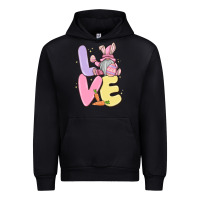 Black love easter gnome Urban Hoodie - MaliasSmallBusiness