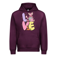 Mauve Wine love easter gnome Urban Hoodie - MaliasSmallBusiness
