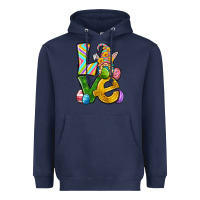 Navy Love gnome Easter Heavyweight Hoodie - Neo Western
