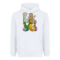 White Love gnome Easter Heavyweight Hoodie - Neo Western