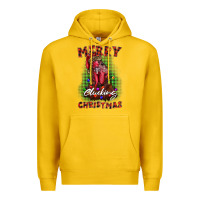 Lemon merry clucking christmas rooster Premium Hoodie - BarkalooDesign