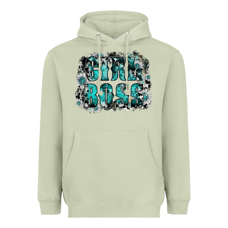 Girl Boss Heavyweight Hoodie by SublimationCraftShop | Teevron