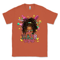 Copper afro locs hair stylist messy bun tbw Classic Tee - texasbilliewilder