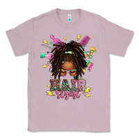 Lilac afro locs hair stylist messy bun tbw Classic Tee - texasbilliewilder