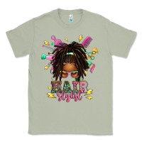 Matcha afro locs hair stylist messy bun tbw Classic Tee - texasbilliewilder