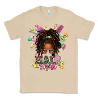 Mushroom afro locs hair stylist messy bun tbw Classic Tee - texasbilliewilder