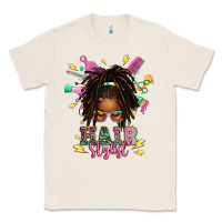 Natural afro locs hair stylist messy bun tbw Classic Tee - texasbilliewilder
